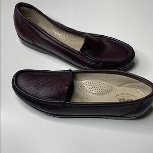 SAS San Antonio ShoemakersTripad Burgundy LeatherComfort Loafers Women Size 8.5